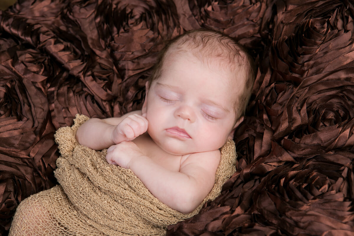Sleeping baby portrait