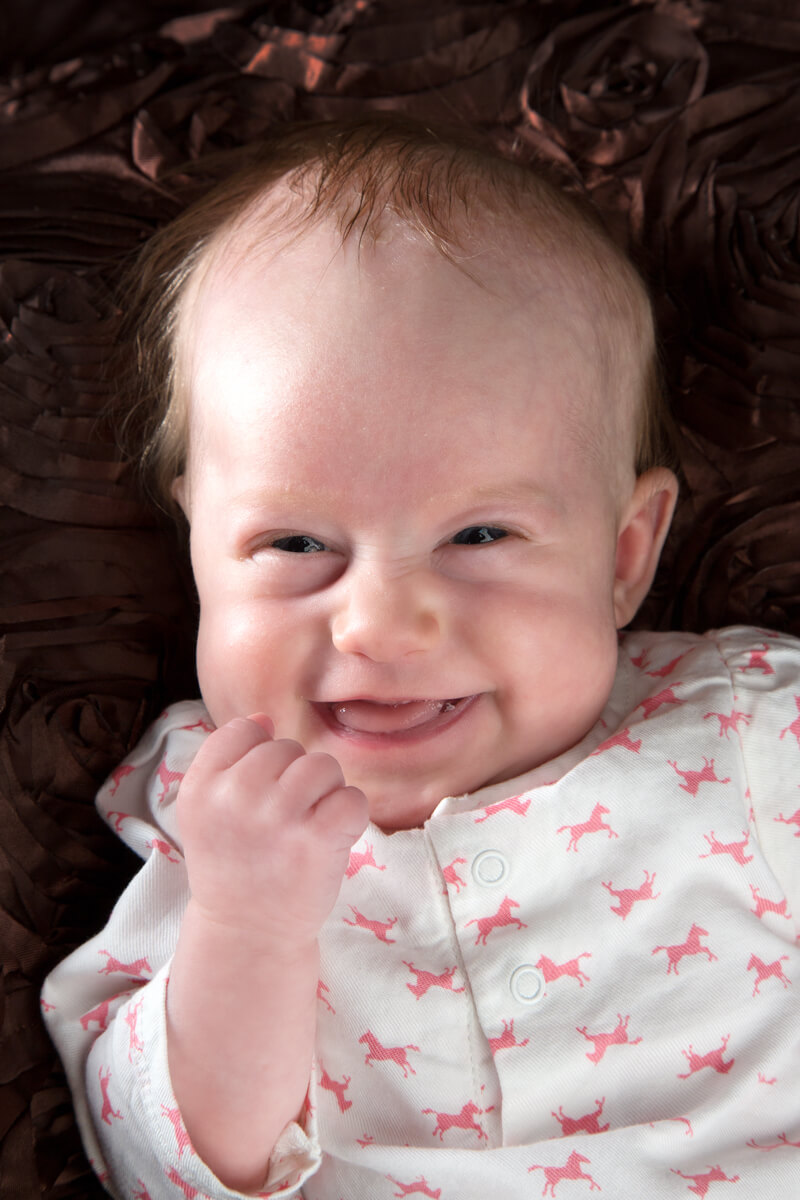 baby portrait with expression