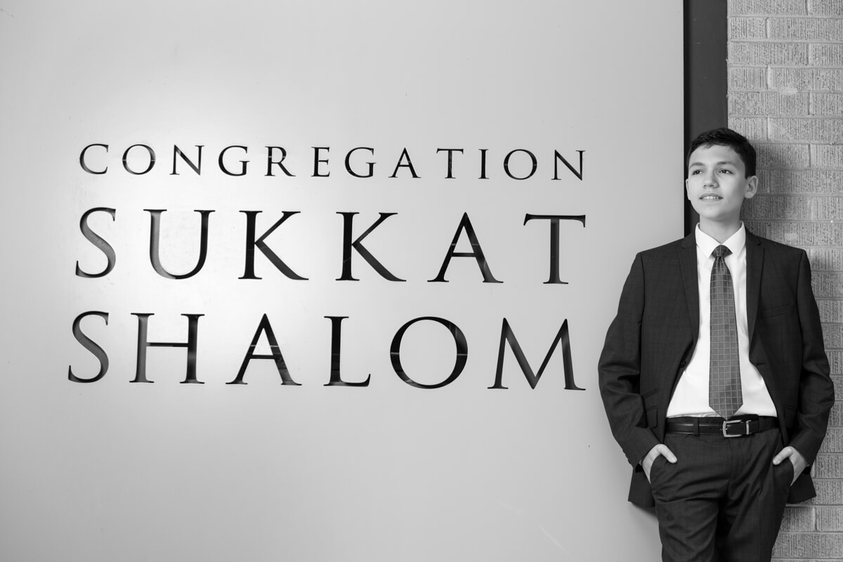 Creative black and white photo at Sukkat Shalom