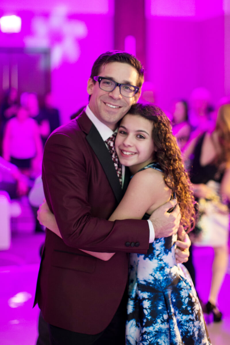 Father daughter dance at Mitzvah reception