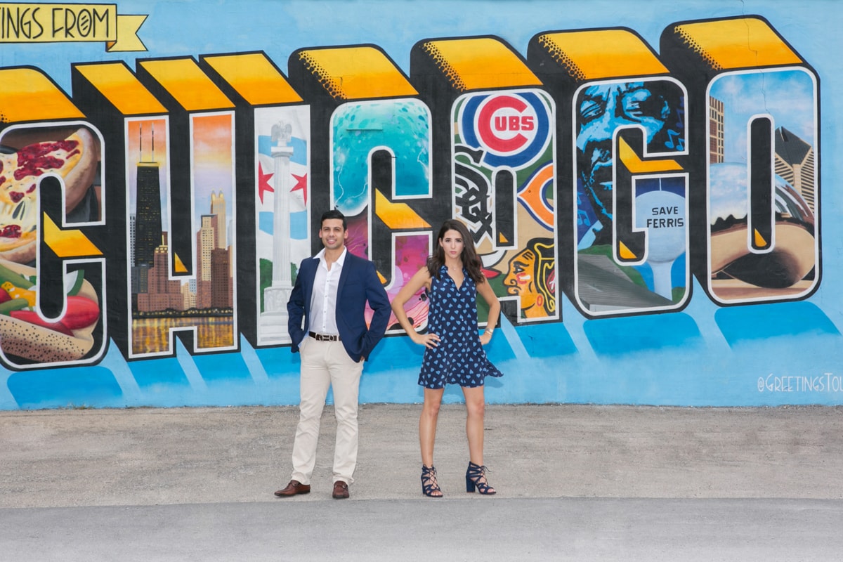 Engagement Session with Chicago Graffiti