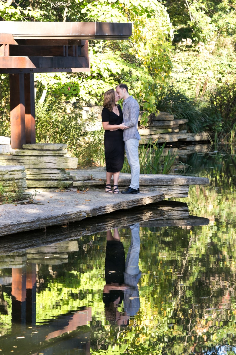 Engagement session at Lily Pond Chicago