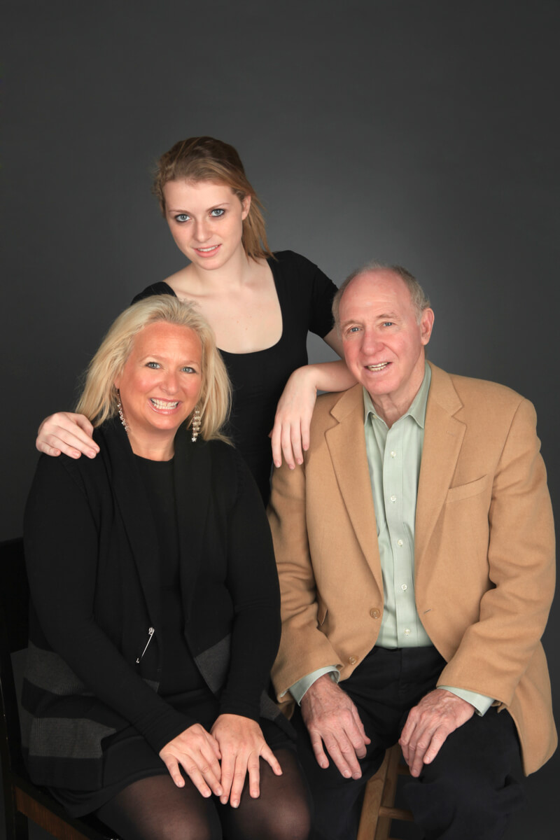 Professional Family Portrait of three