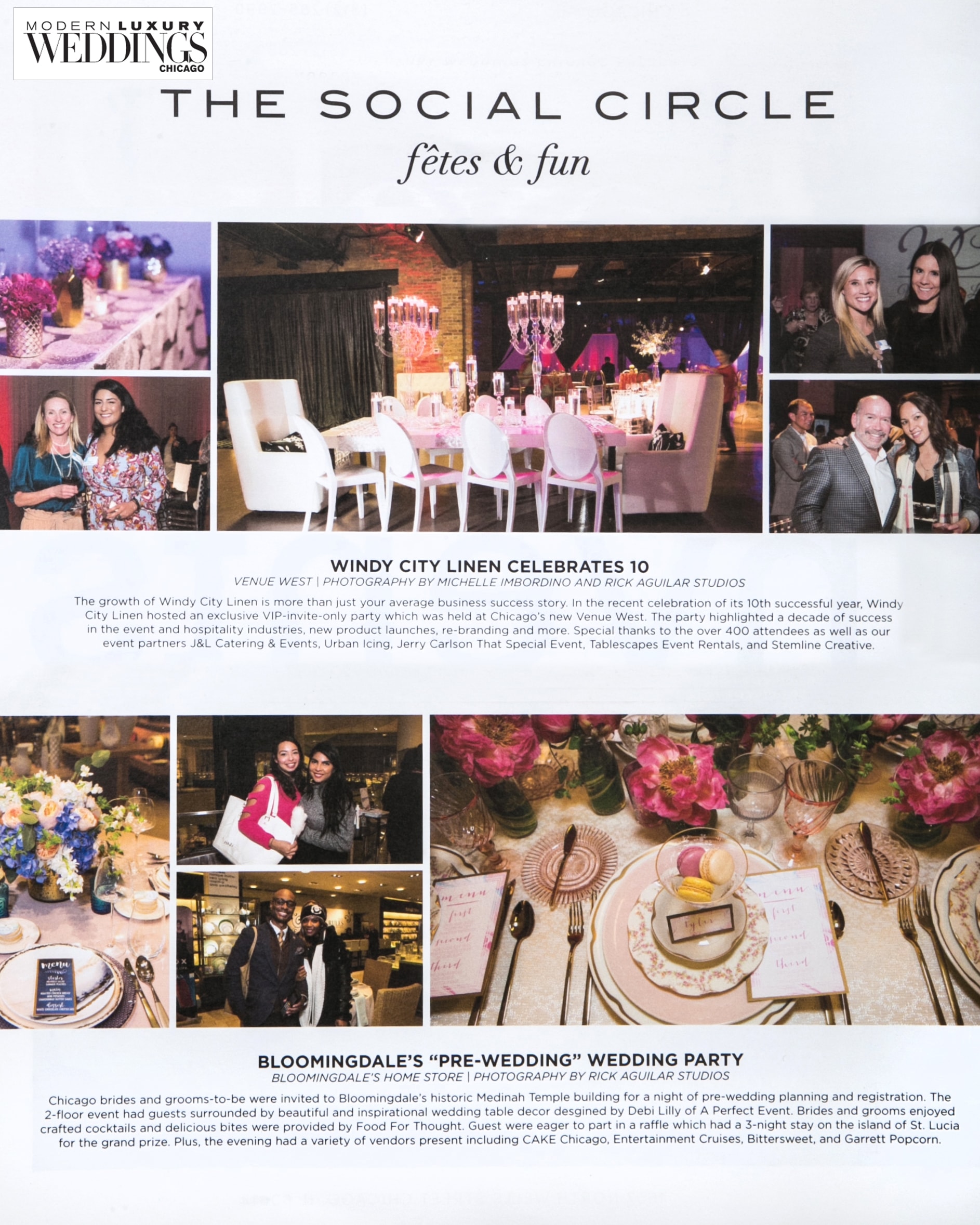 Event Photography for Wedding Magazine