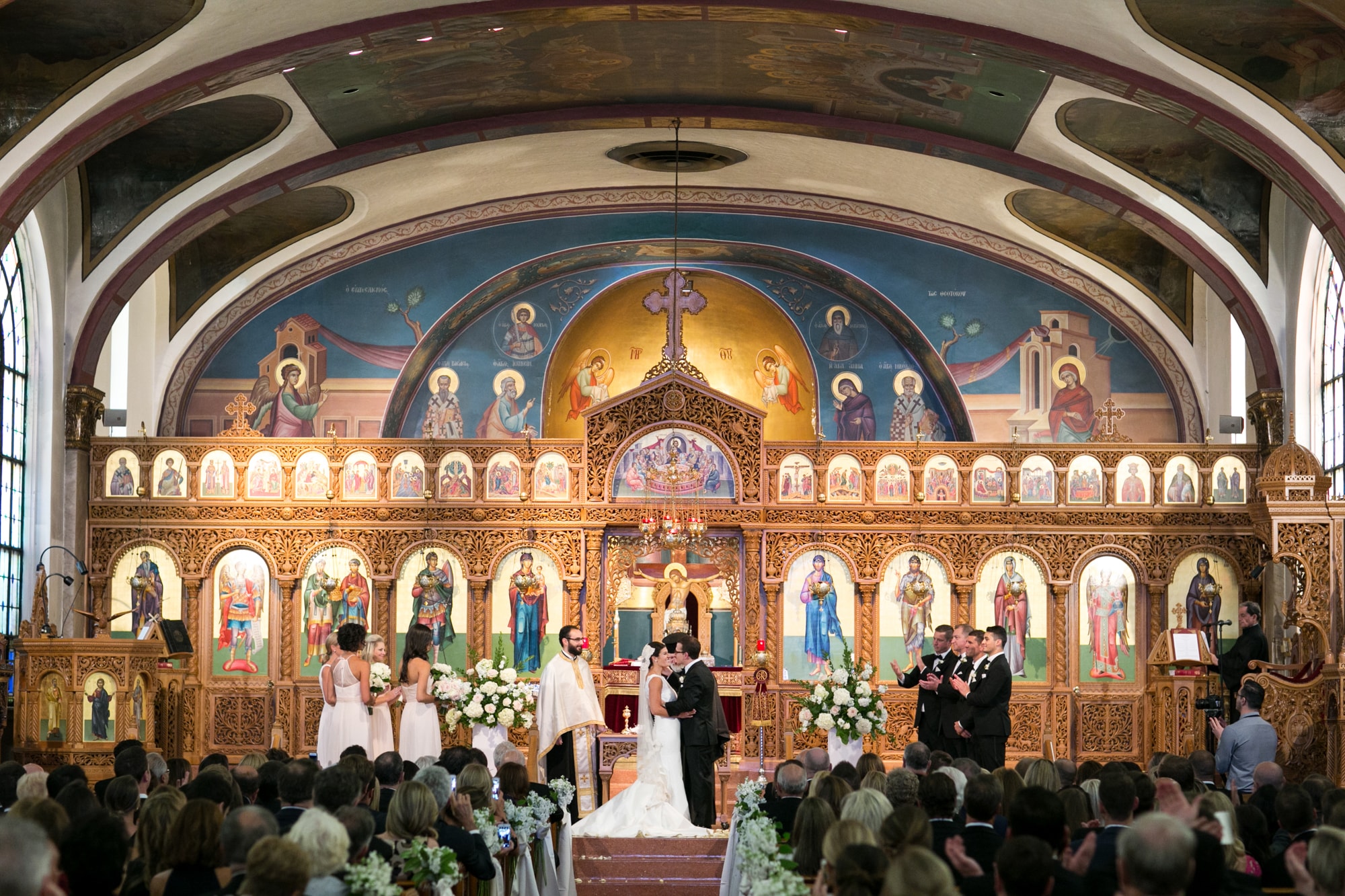 Wedding Ceremony at Greek Cathedral