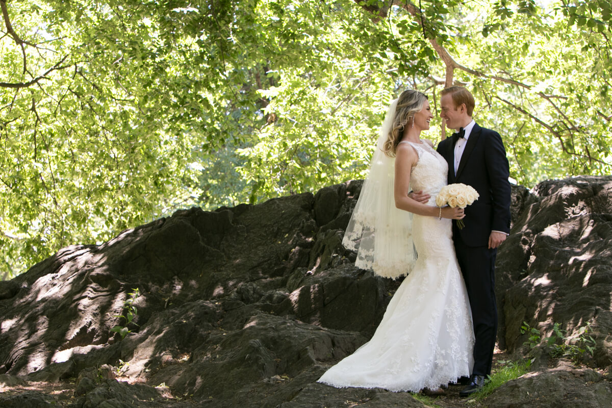 Wedding Portrait in Central Park New York