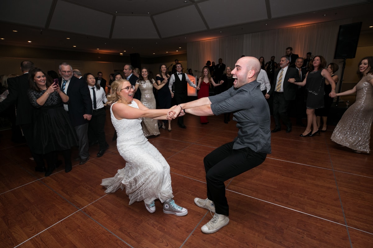 Fun Dancing at wedding reception