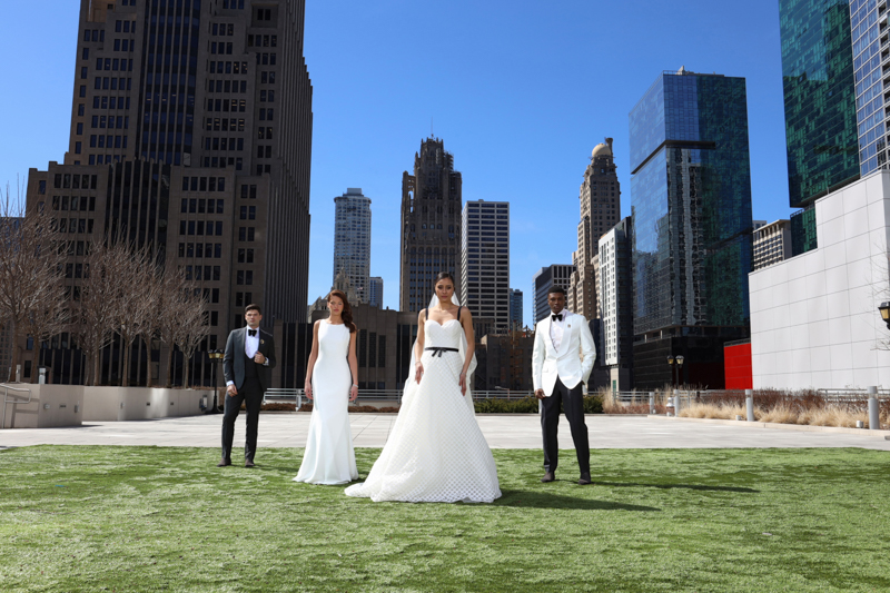 bridal fashion shoot in Chicago